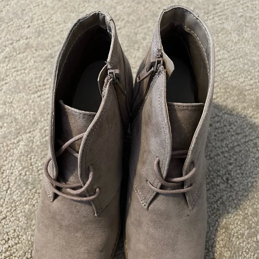 Beige Booties - Picture 5 of 6